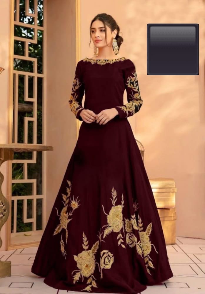 Heavy Embroidery Neck Line , Sleeves & Bottom 😍