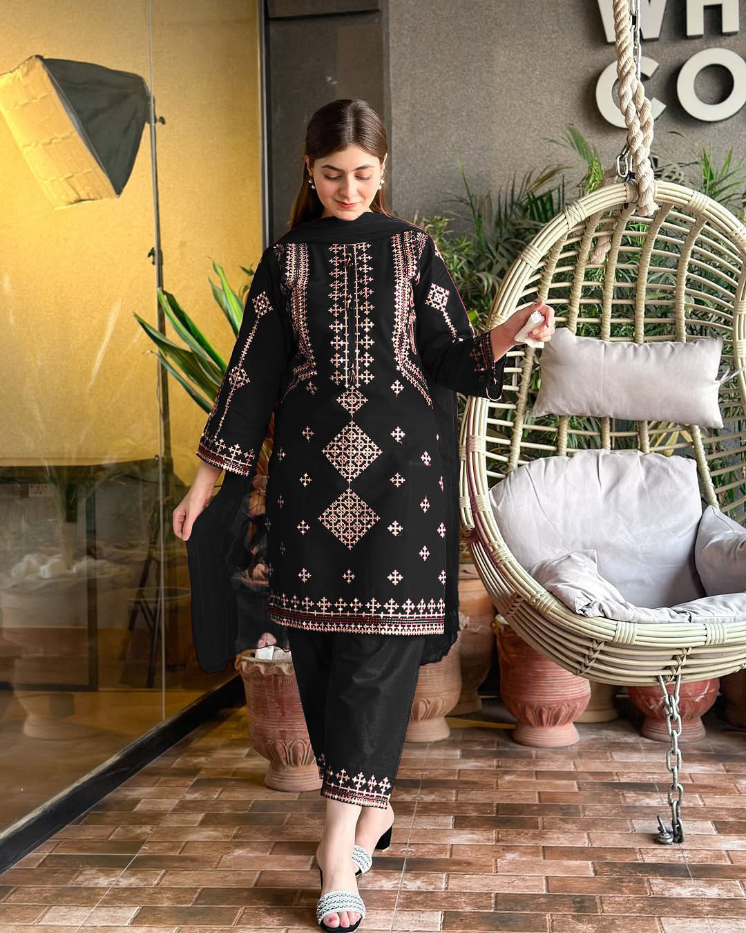 Eid 2026 Arrival Heavy Sequence Embroidered 3PCs